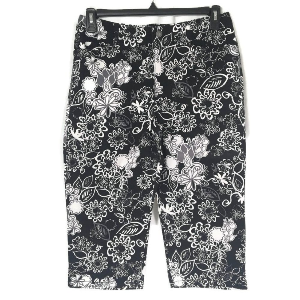 Gloria Vanderbilt Women's Capris Petite Floral 12P